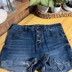 pacsun denim shorts